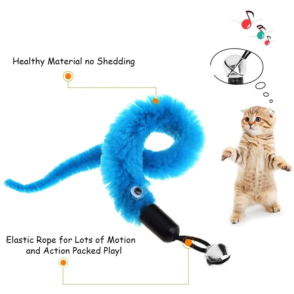 Jouets interactifs à plumes et balles pour chats